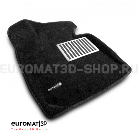 Текстильные 3D коврики Euromat3D Lux в салон для Kia Sportage SL (2010-2015) № EM3D-002707