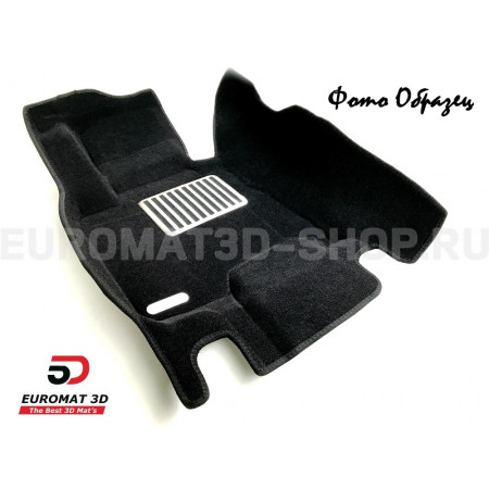 Текстильные 5D коврики с высоким бортом Euromat3D в салон для Mitsubishi Lancer 10 (2007-) № EM5D-003606