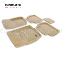 Текстильные 3D коврики Euromat3D Business в салон для Citroen C-Crosser № EMC3D-003609T Бежевые Текстильные 3D коврики Euromat3D Business в салон для Citroen C-Crosser № EMC3D-003609T Бежевые