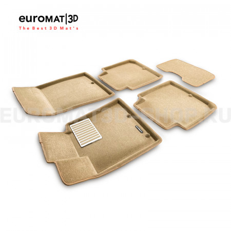 Текстильные 3D коврики Euromat3D Lux в салон для Kia Quoris (2014-) № EM3D-002928T Бежевые Текстильные 3D коврики Euromat3D Lux в салон для Kia Quoris (2014-) № EM3D-002928T Бежевые
