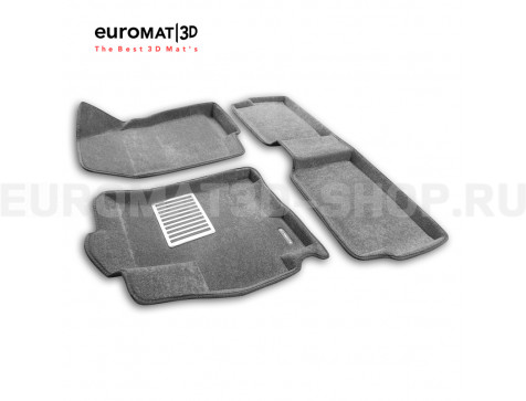Текстильные 3D коврики Euromat3D Lux в салон для Exeed LX (2022-) № EM3D-001425G Серые Текстильные 3D коврики Euromat3D Lux в салон для Exeed LX (2022-) № EM3D-001425G Серые
