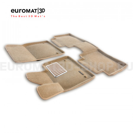Текстильные 3D коврики Euromat3D Lux в салон для Voyah Free (2021-) № EM3D-005700T Бежевые Текстильные 3D коврики Euromat3D Lux в салон для Voyah Free (2021-) № EM3D-005700T Бежевые