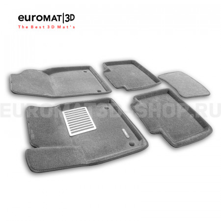 Текстильные 3D коврики Euromat3D Lux в салон для Geely Atlas (4WD) (2024-) № EM3D-001418G Серые Текстильные 3D коврики Euromat3D Lux в салон для Geely Atlas (4WD) (2024-) № EM3D-001418G Серые
